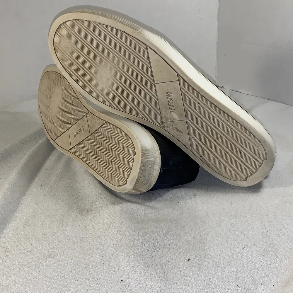 Thursday Boot Co. Men's ‘Premier Low Top’ Navy Leather Sneakers